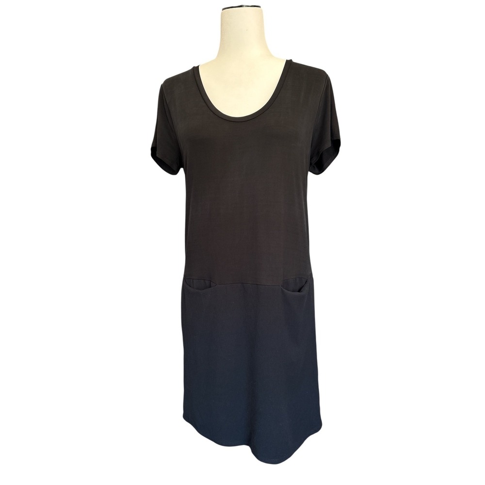 Dolan Anthropologie Left Coast Collection Loren Tunic Dress Black Women's Size S